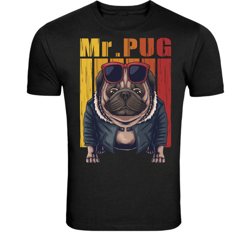 Pug cool dog - cool,