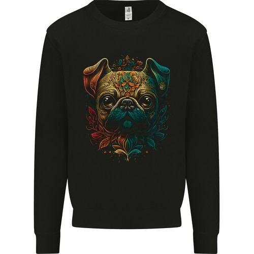Cool pug dog - dog, sweatshirt
