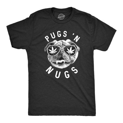 Mens pugs nugs shirt - pugs,