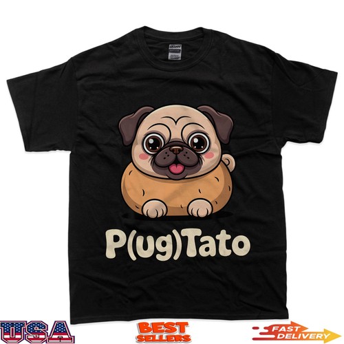 Cool pug art for men - pug,