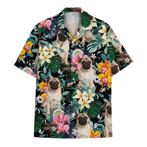 Cute pug dog - cute, pattern